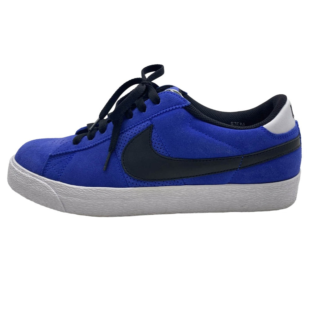 NIKE ナイキ 08年製 318960-401 BLAZER LOW SB VARSITY ROYAL BLACK VRS NOIR ブレザー エスビー バーシティ ロイヤル ブラック ノア ローカット スニーカー ブルー系 27.5cm【中古】
