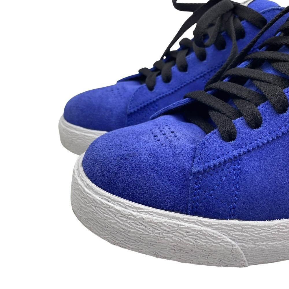 NIKE ナイキ 08年製 318960-401 BLAZER LOW SB VARSITY ROYAL BLACK VRS NOIR ブレザー エスビー バーシティ ロイヤル ブラック ノア ローカット スニーカー ブルー系 27.5cm【中古】