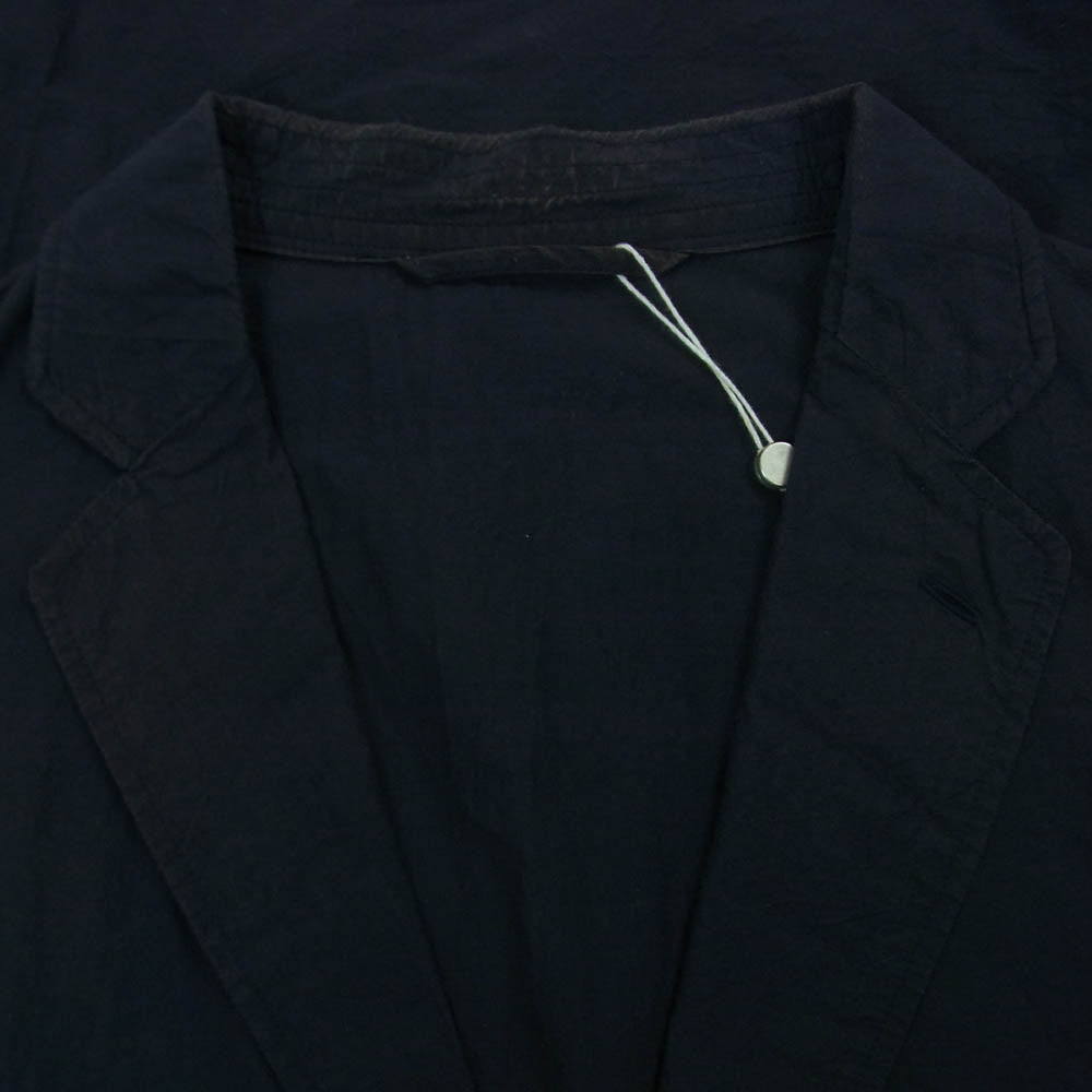 COMOLI コモリ 15SS 15S-01003 3Bタイプライター シャツ ジャケット 日本製 ネイビー系 2【中古】