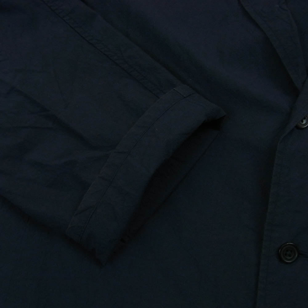 COMOLI コモリ 15SS 15S-01003 3Bタイプライター シャツ ジャケット 日本製 ネイビー系 2【中古】