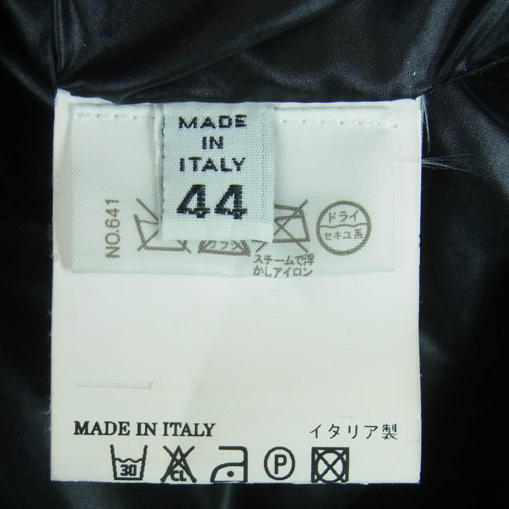 MAISON MARTIN MARGIELA メゾンマルタンマルジェラ ここのえタグ 10ライン 四つタグ ナイロン ジャケット ブルゾン ブラック系 44【中古】