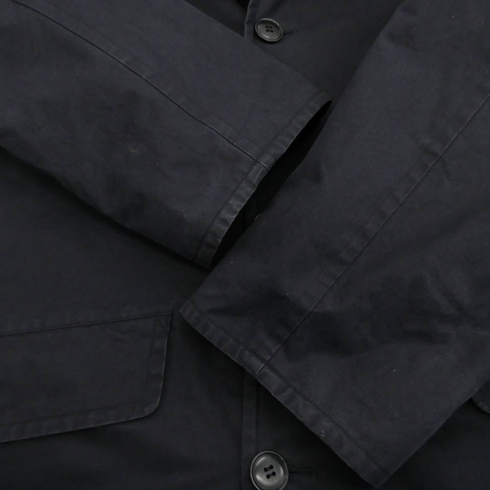 COMOLI コモリ 22AW W03-04012 コットン ベンタイル フーデット コート ブラック系 2【中古】