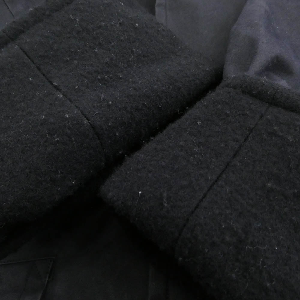 COMOLI コモリ 22AW W03-04012 コットン ベンタイル フーデット コート ブラック系 2【中古】