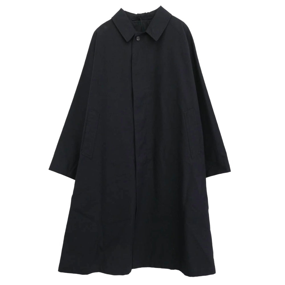 A.PRESSE アプレッセ 21AW 21APP-01-01H 比翼 バルマカーン コート ネイビー系 2【中古】