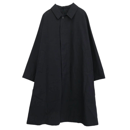 A.PRESSE アプレッセ 21AW 21APP-01-01H 比翼 バルマカーン コート ネイビー系 2【中古】