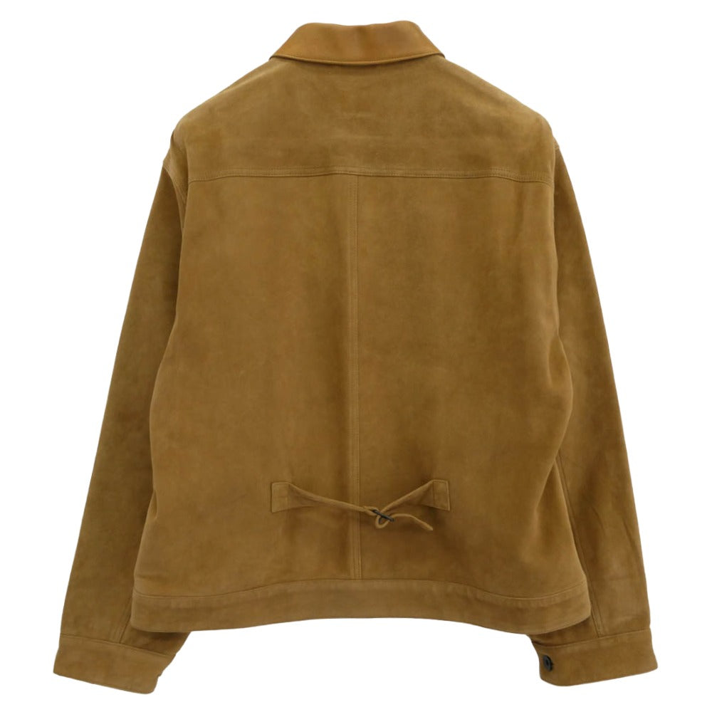 COMOLI コモリ 18SS M01-01003 TYPE-1st シープスキン スエード レザー ジャケット キャメル 2【中古】