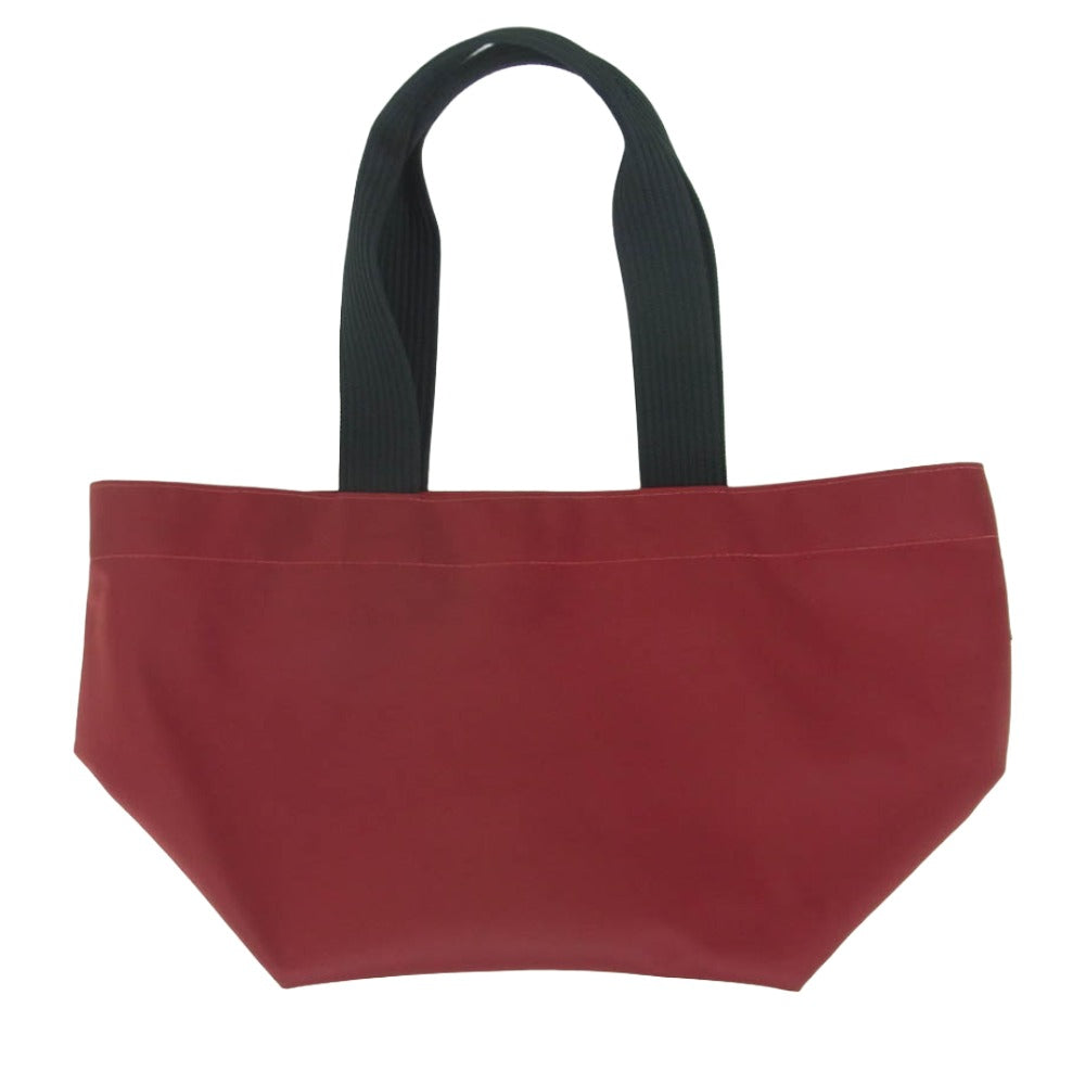 Herve Chapelier エルベ・シャプリエ 1028N ナイロン 舟型 ショルダー バッグ ML グルナ×ピマン レッド系【中古】