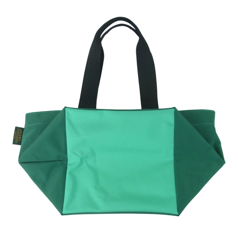 Herve Chapelier エルベ・シャプリエ 1028N ナイロン 舟型 ショルダー バッグ ML サパン×ジャット グリーン系【中古】