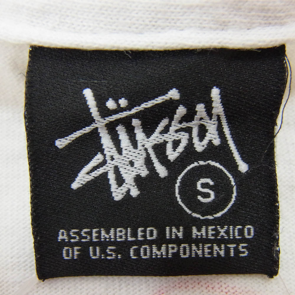 STUSSY ステューシー 00s × PHIL KNOTT フィルノット フォトプリント 長袖カットソー ホワイト系 S【中古】