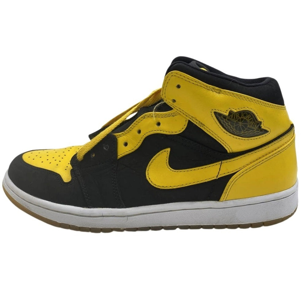 NIKE ナイキ 136085-072 AIR JORDAN 1 BMP NEW LOVE BLACK YELLOW AJ1 エアジョーダン1 ハイカットスニーカー イエロー系 28cm【中古】