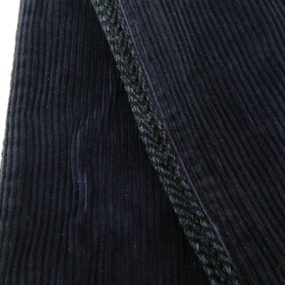 ハンナハッツ HARRIS TWEED ウール ハリス ツイード マフラー ネイビー系【中古】