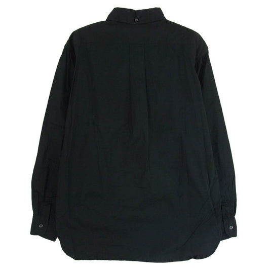 WOOLRICH ウールリッチ USA製 ボタンダウン 長袖 シャツ ブラック系 M【中古】