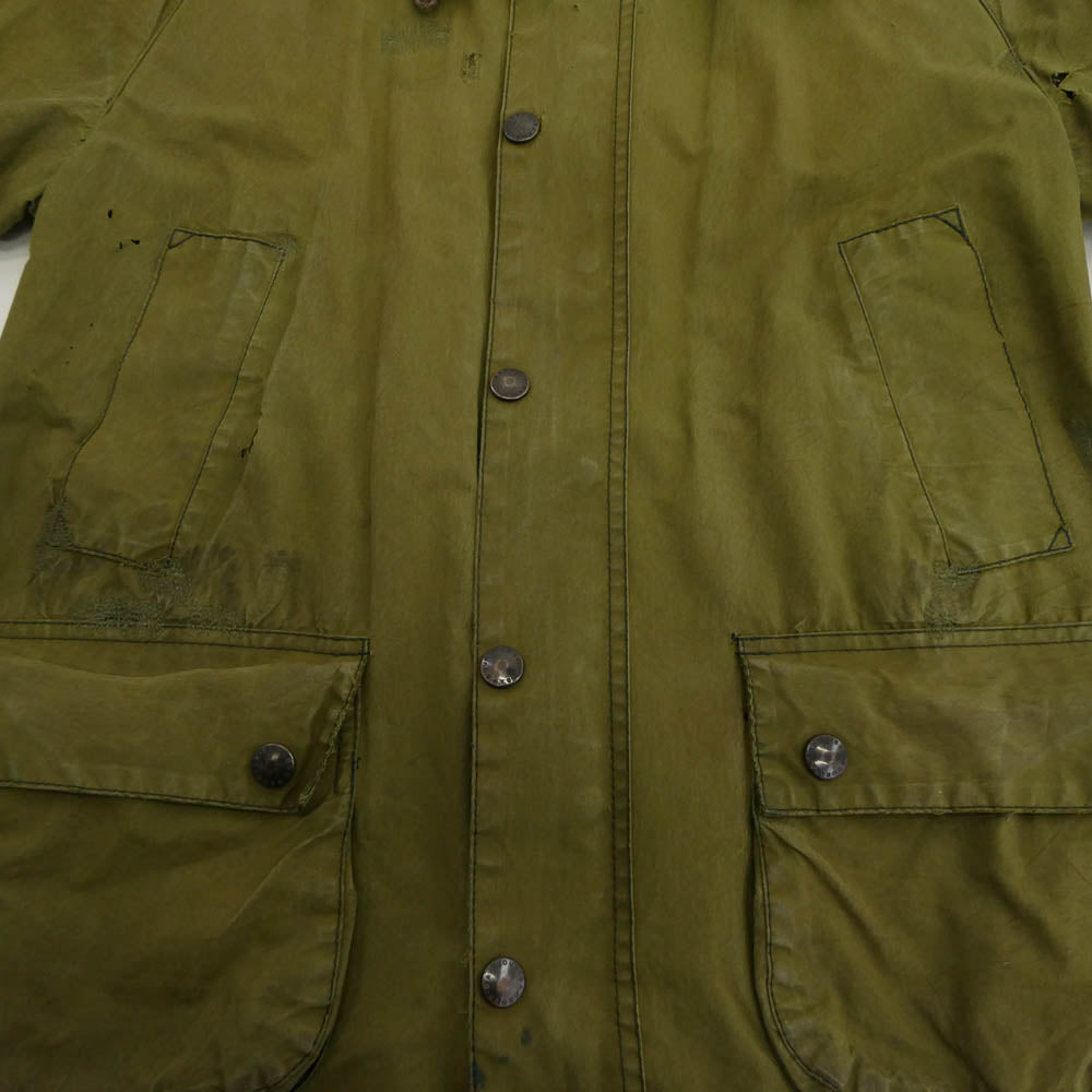 Barbour バブアー 80s 英国製 BEDALE ビデイル オイルド ジャケット カーキ系【中古】