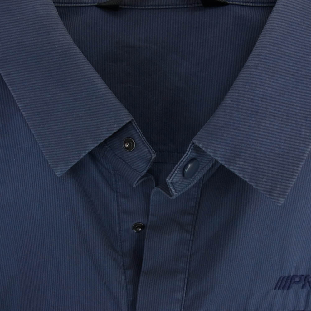 ARC'TERYX アークテリクス 19496 企業ロゴ刺繍 スナップボタン 半袖 シャツ ネイビー系 M【中古】