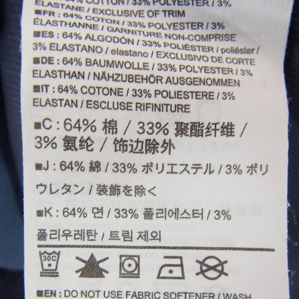 ARC'TERYX アークテリクス 19496 企業ロゴ刺繍 スナップボタン 半袖 シャツ ネイビー系 M【中古】