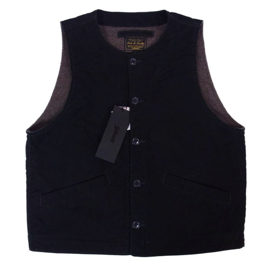 schott ショット 782-5257002 CIVILIAN DECK VEST シビリアン デッキ ベスト ブラック系 L【中古】