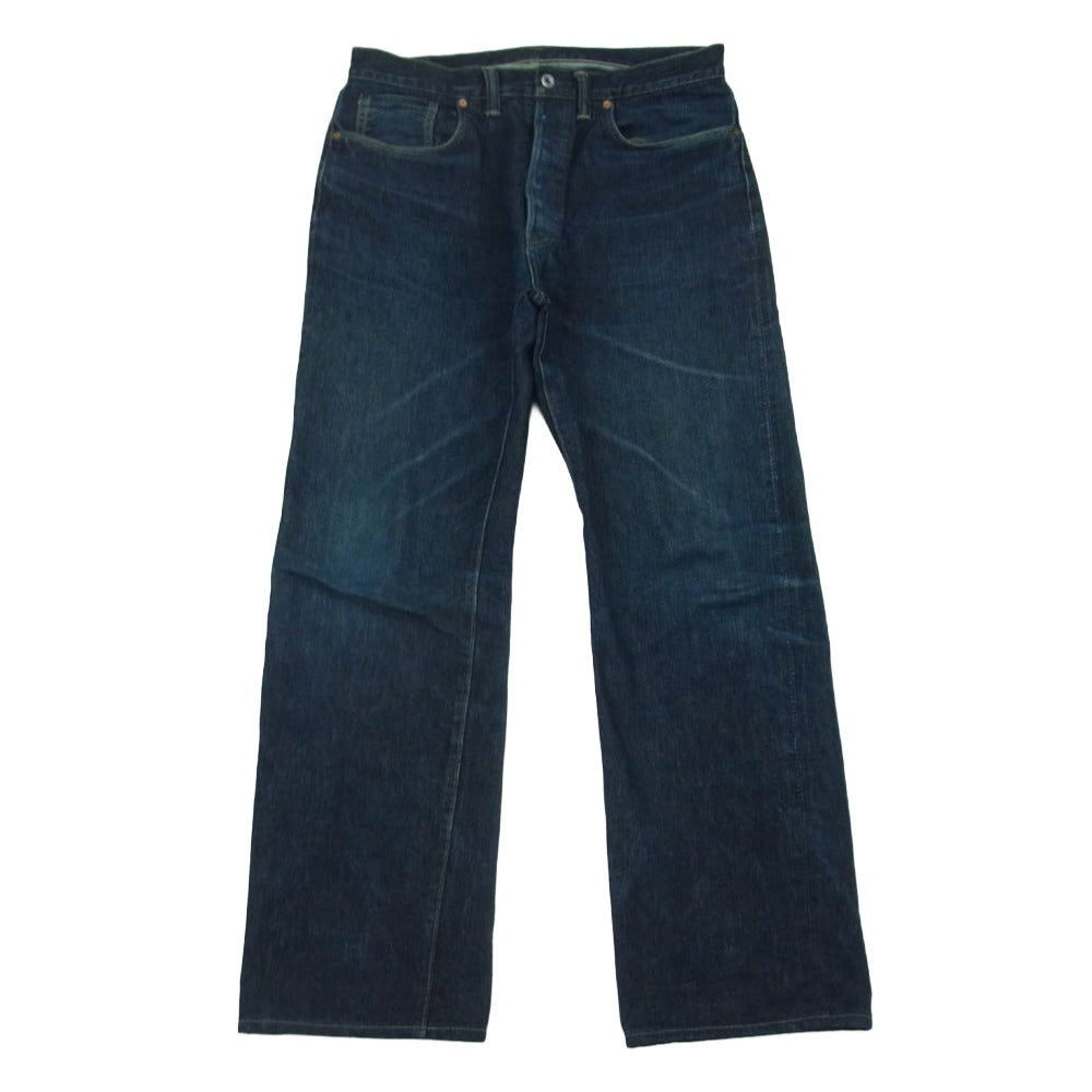 TCB jeans ティージービージーンズ S40's 大戦モデル 月桂樹ボタン デニム パンツ 日本製 インディゴブルー系 36【中古】