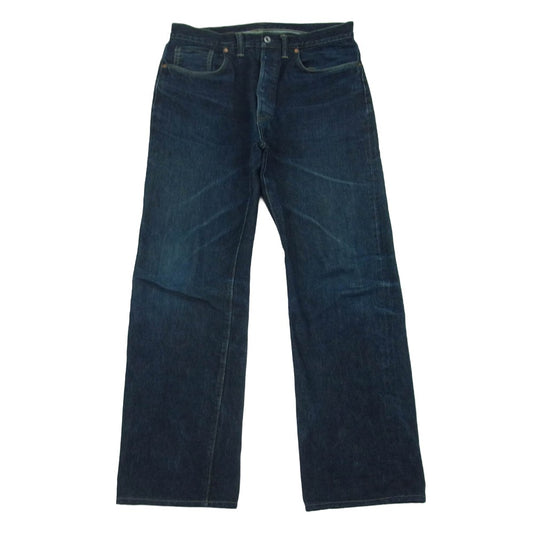 TCB jeans ティージービージーンズ S40's 大戦モデル 月桂樹ボタン デニム パンツ 日本製 インディゴブルー系 36【中古】