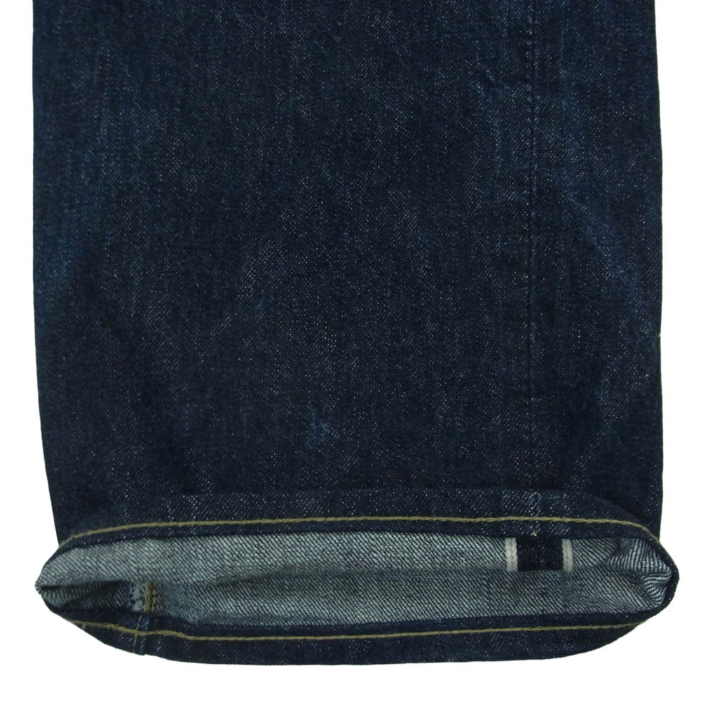 TCB jeans ティージービージーンズ S40's 大戦モデル 月桂樹ボタン デニム パンツ 日本製 インディゴブルー系 36【中古】