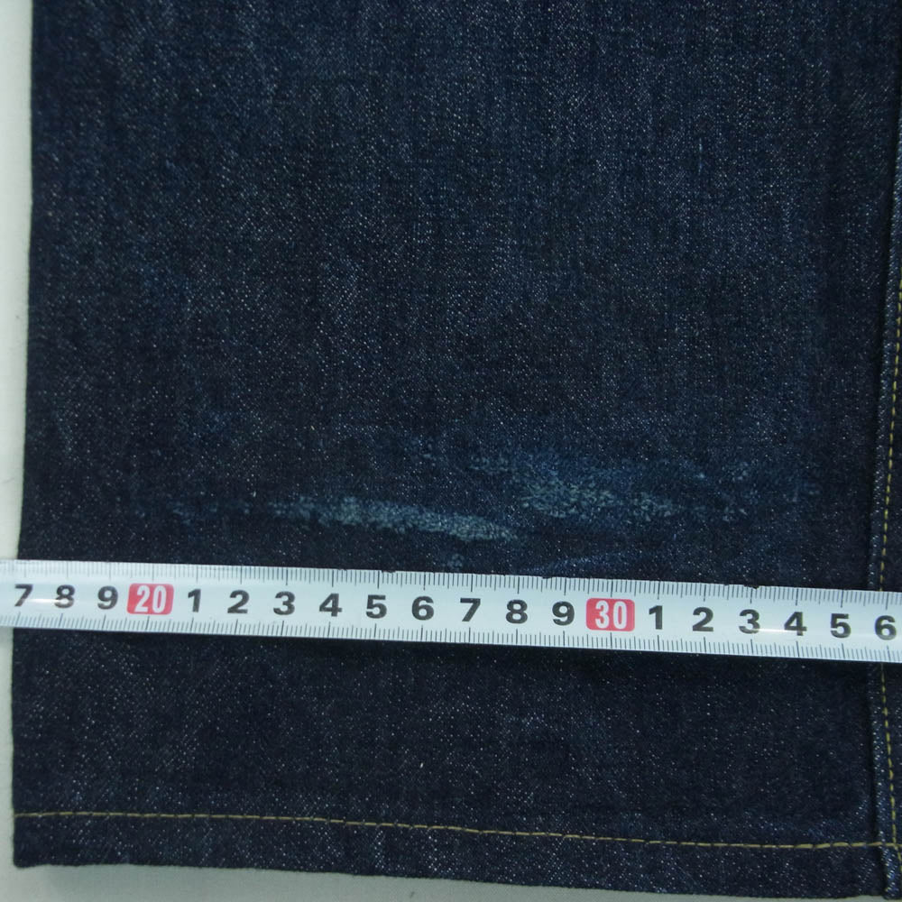 TCB jeans ティージービージーンズ S40's 大戦モデル 月桂樹ボタン デニム パンツ 日本製 インディゴブルー系 36【中古】