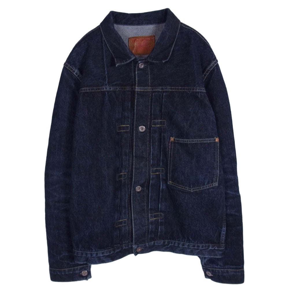TCB jeans ティージービージーンズ S40's 大戦モデル 月桂樹ボタン デニム ジャケット インディゴブルー系 L【中古】