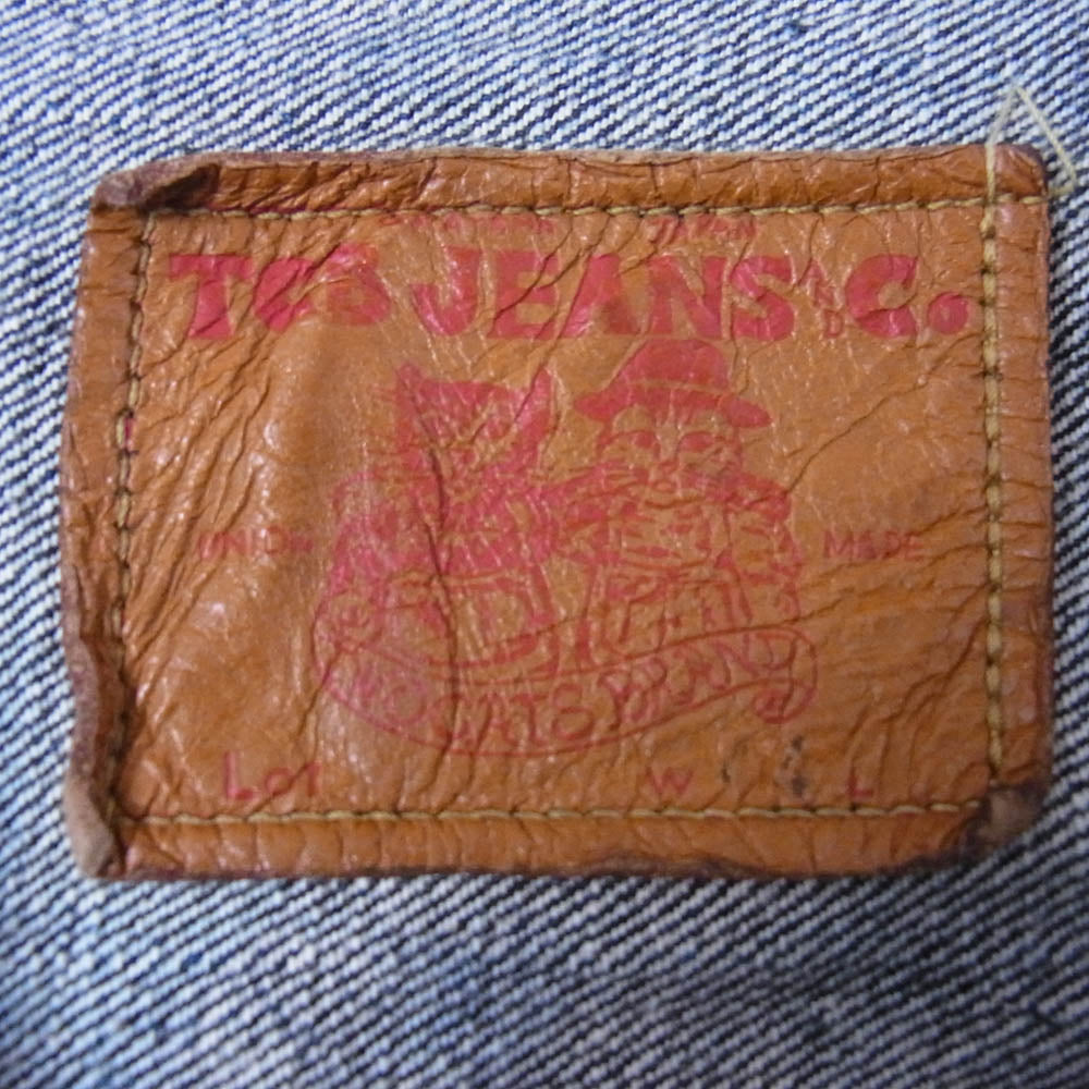TCB jeans ティージービージーンズ S40's 大戦モデル 月桂樹ボタン デニム ジャケット インディゴブルー系 L【中古】