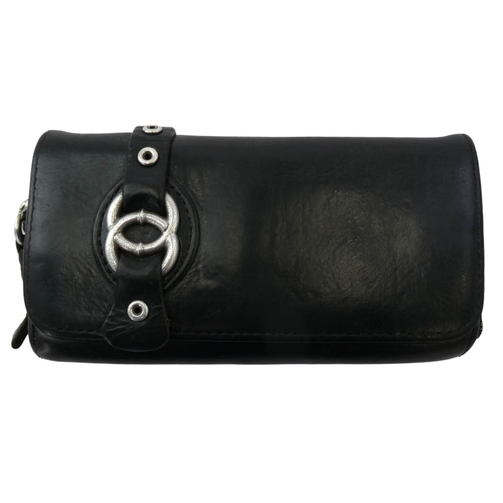 LYNCH SILVERSMITH リンチシルバースミス LONG WALLET レザー ロング ウォレット 財布 ブラック系【中古】
