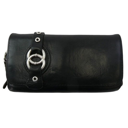 LYNCH SILVERSMITH リンチシルバースミス LONG WALLET レザー ロング ウォレット 財布 ブラック系【中古】