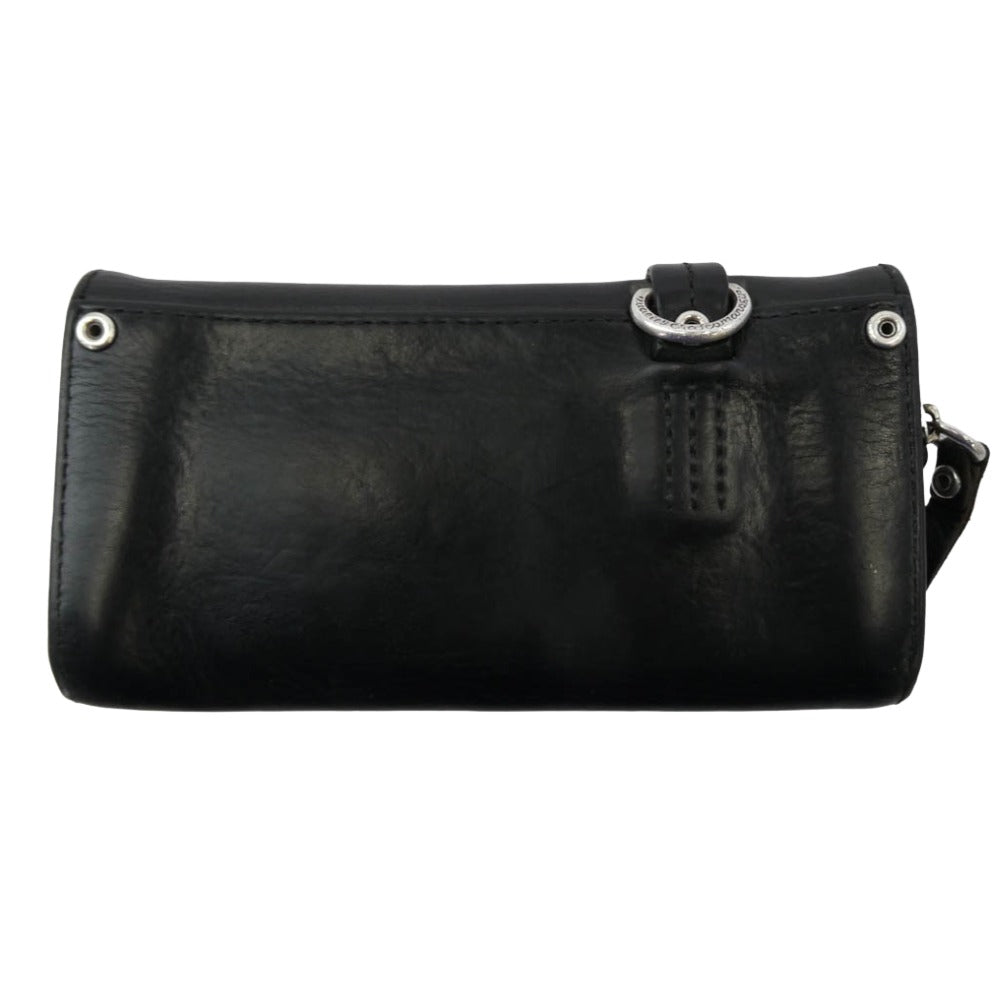 LYNCH SILVERSMITH リンチシルバースミス LONG WALLET レザー ロング ウォレット 財布 ブラック系【中古】