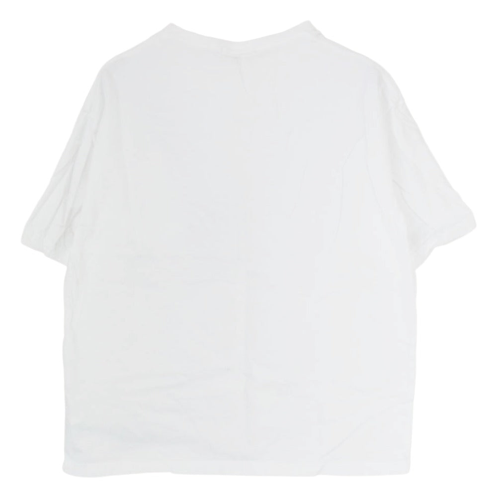 Y's Yohji Yamamoto ワイズ ヨウジヤマモト YL-T52-974 Pin T-shirt ロゴ ピン プリント 半袖 Tシャツ カットソー ホワイト系 2【中古】