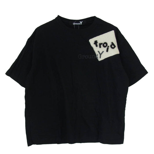 Yohji Yamamoto ヨウジヤマモト GA-T70-076 Ground Y グラウンドワイ PATCHWORK パッチワーク 半袖 Tシャツ カットソー ブラック系 2【中古】