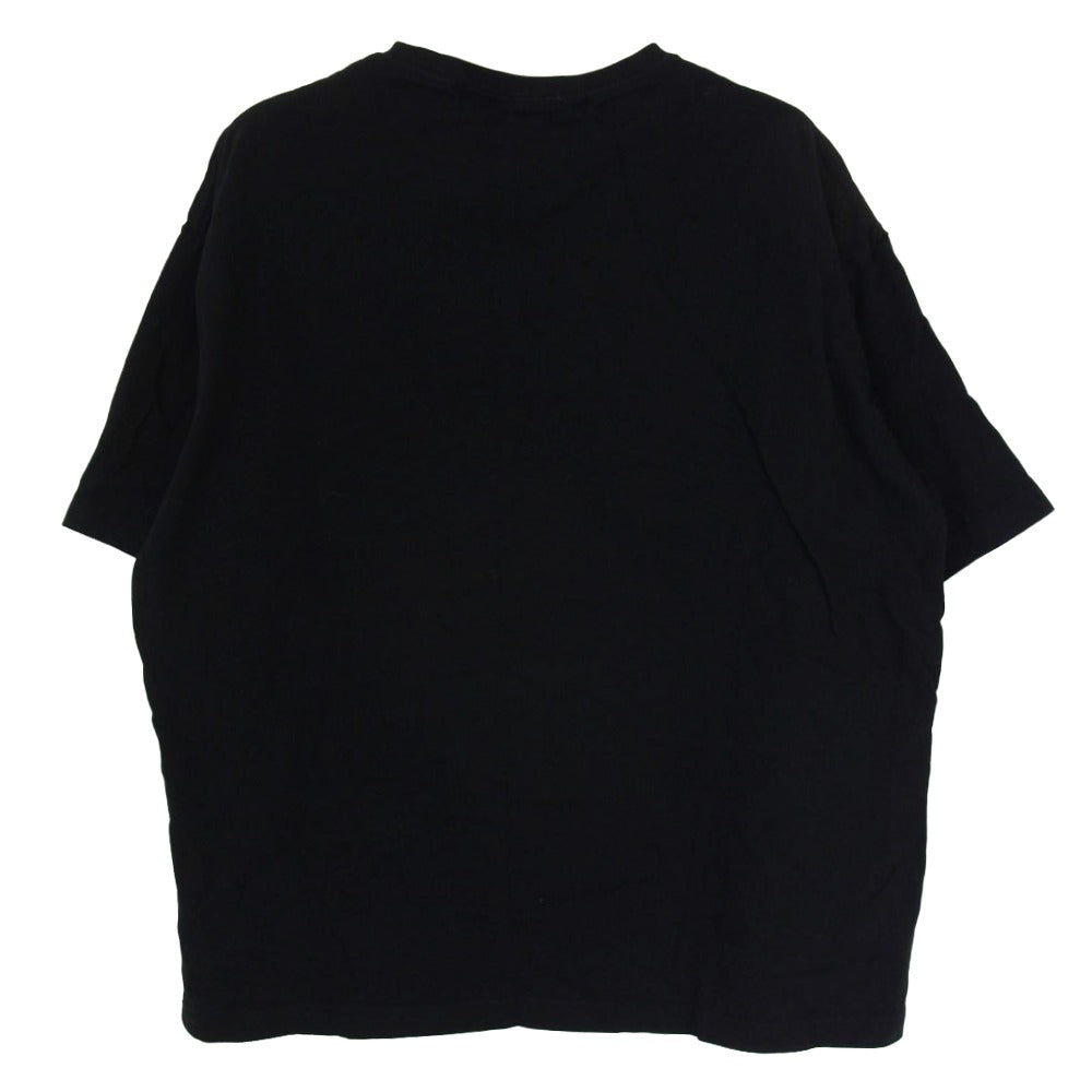 Yohji Yamamoto ヨウジヤマモト FX-T32-078 ネックロゴ 半袖 Tシャツ