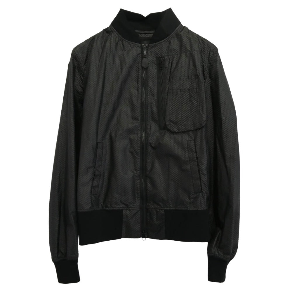 Y-3 Yohji Yamamoto ワイスリー ヨウジヤマモト AC3510 エンボス トラック ボンバー ジャケット ブルゾン ブラック系 XS【中古】