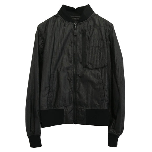Y-3 Yohji Yamamoto ワイスリー ヨウジヤマモト AC3510 エンボス トラック ボンバー ジャケット ブルゾン ブラック系 XS【中古】