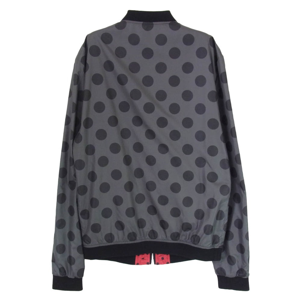 DOLCE&GABBANA ドルチェアンドガッバーナ G9EC3T ポルカドット リバーシブル ブルゾン ジャケット ブラック系 44【中古】