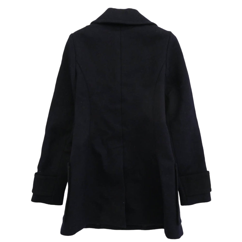 BALENCIAGA バレンシアガ 328030-TDJB2 ダブル ピーコート ブラック系 34【中古】