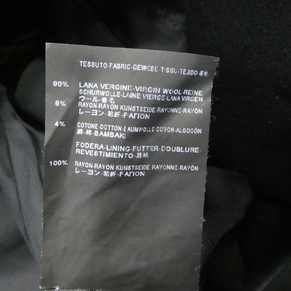 BALENCIAGA バレンシアガ 328030-TDJB2 ダブル ピーコート ブラック系 34【中古】