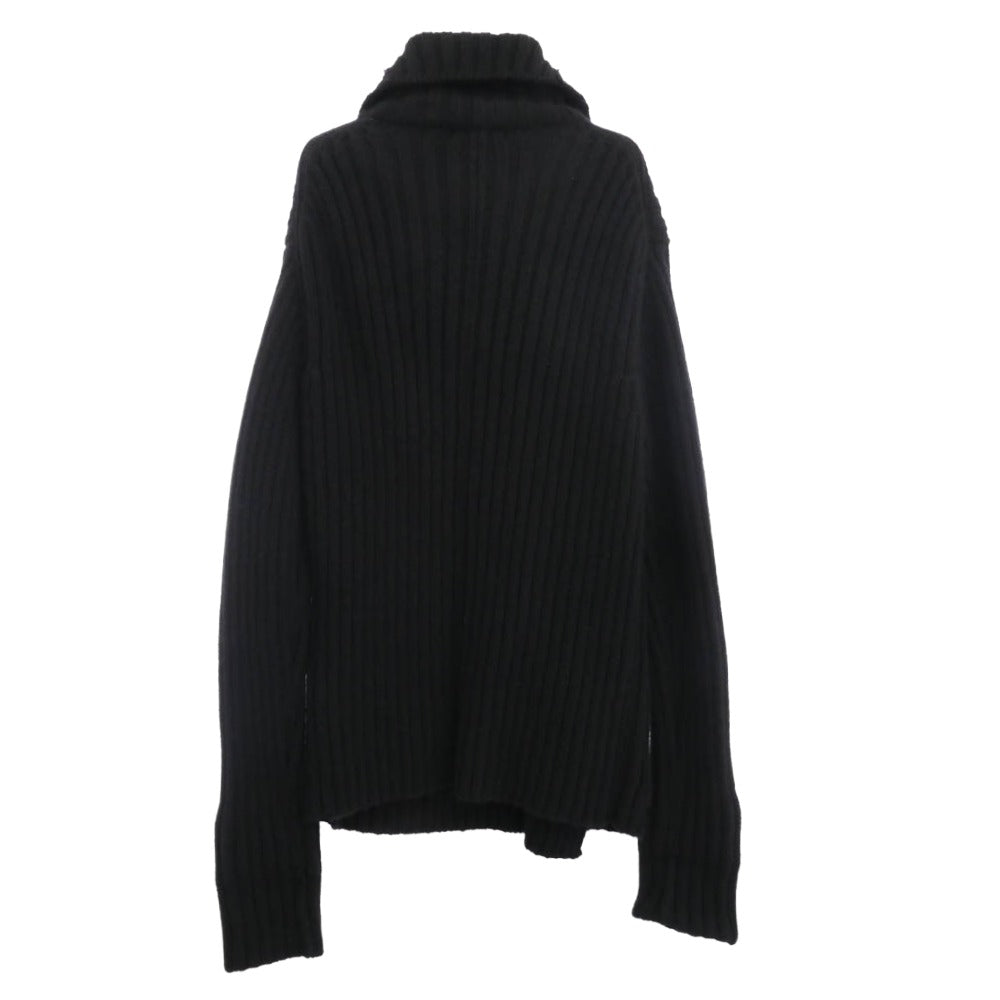 Yohji Yamamoto POUR HOMME ヨウジヤマモトプールオム 14AW HF-K80-189 レイヤード ニット カーディガン ブラック系 ライトブラウン系 3【中古】