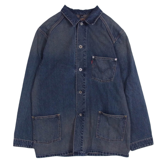 Levi's リーバイス 70740 ボタン裏 C72 デニムカバーオール デニム ジャケット インディゴブルー系 L【中古】