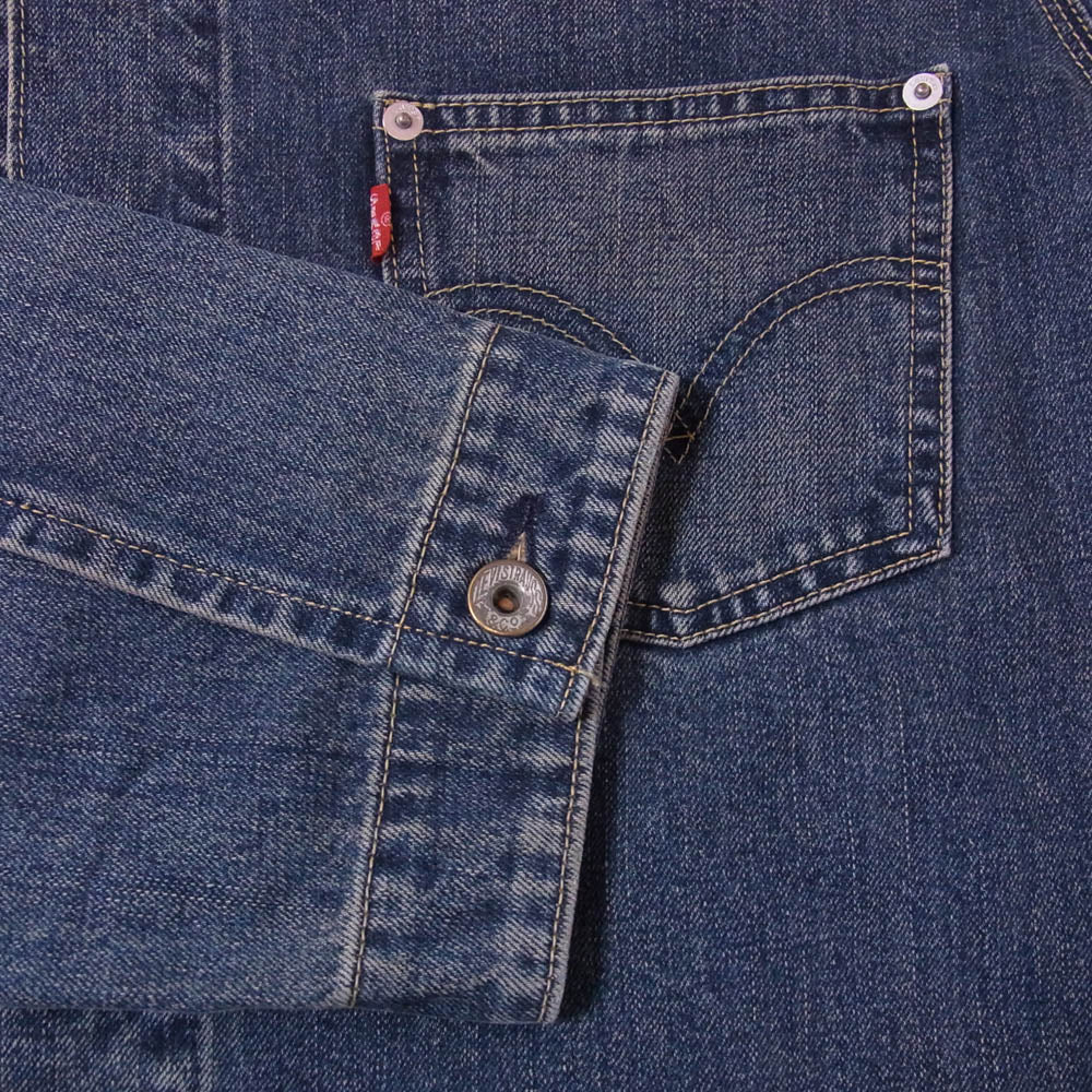 Levi's リーバイス 70740 ボタン裏 C72 デニムカバーオール デニム ジャケット インディゴブルー系 L【中古】