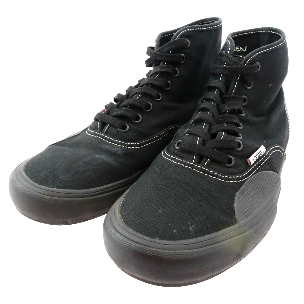 VANS バンズ x HOCKEY ホッケー Andrew Allen アンドリューアレン Hi Pro ハイカット スニーカー ブラック系 26.5cm【中古】