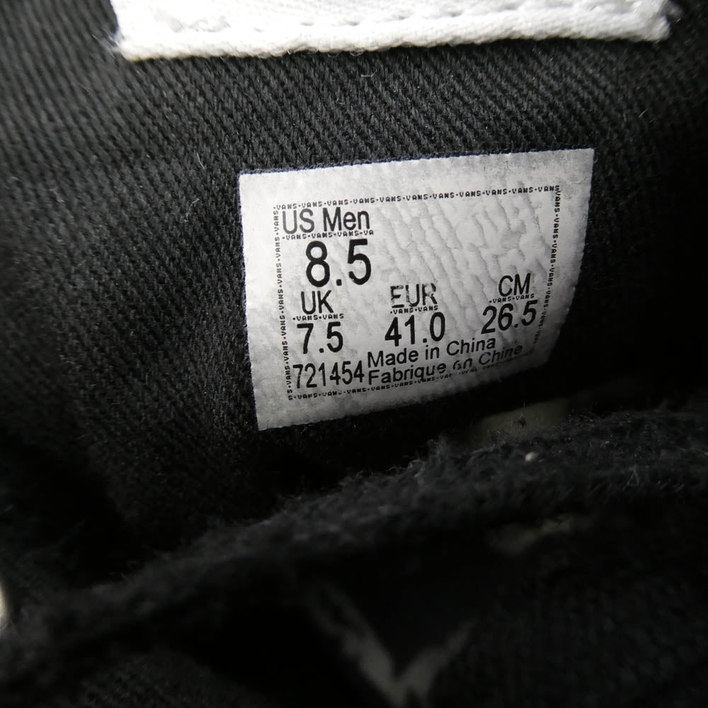 VANS バンズ x HOCKEY ホッケー Andrew Allen アンドリューアレン Hi Pro ハイカット スニーカー ブラック系 26.5cm【中古】