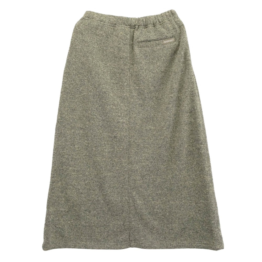 Gramicci グラミチ GLSK4-F1062 B:MING by BEAMS ビームス 別注 ニット フリース スカート グレー系 M【極上美品】【中古】
