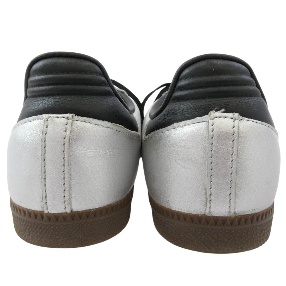 adidas アディダス JI4218 SAMBA OG W サンバ ローカット スニーカー ブラック系 シルバー系 25.5cm【中古】