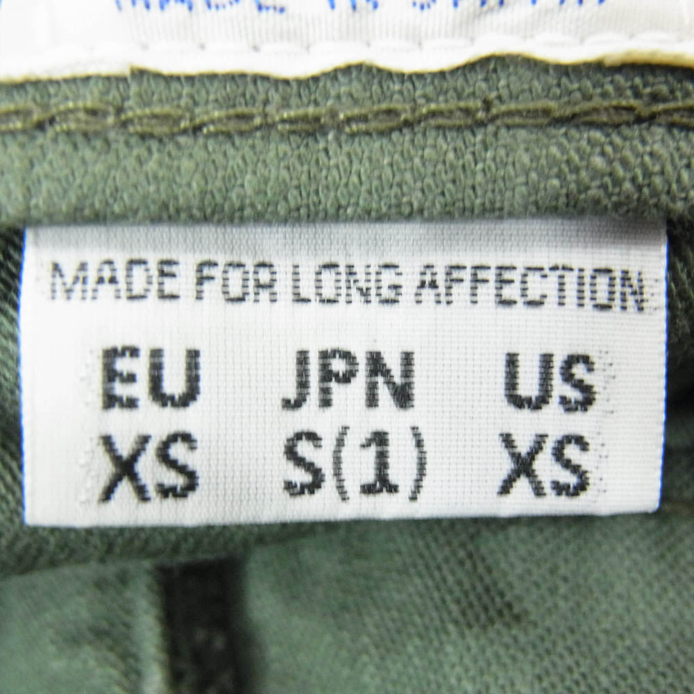orSlow オアスロウ FATIGUE PANTS バックサテン ファティーグ ベイカー パンツ カーキ系 1【中古】