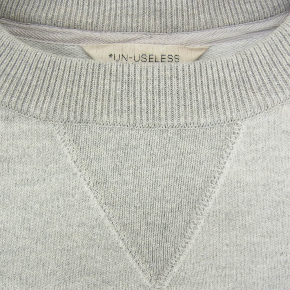 アンユースレス 3122411-170401 USL CREW NECK SWKNIT クルーネック スニット ニット スウェット グレー系 M【中古】