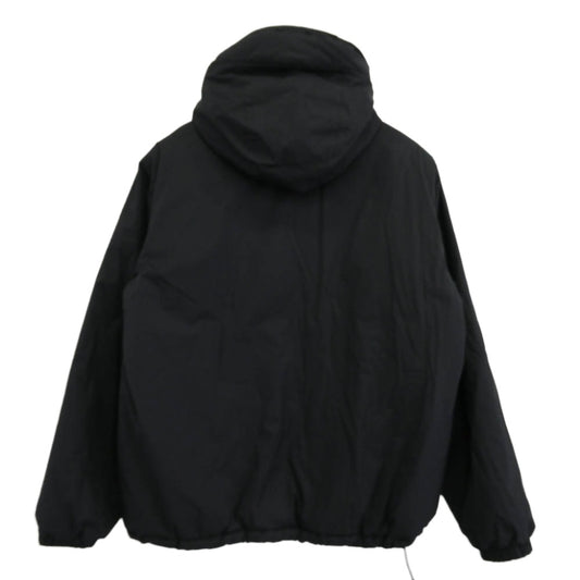 The Ennoy Professional ザ エンノイ プロフェッショナル 24AW AW24BRENJK03LP PADDED JACKET パデッド ジャケット ロゴ刺繍 中綿 ナイロン ブラック系 L【中古】