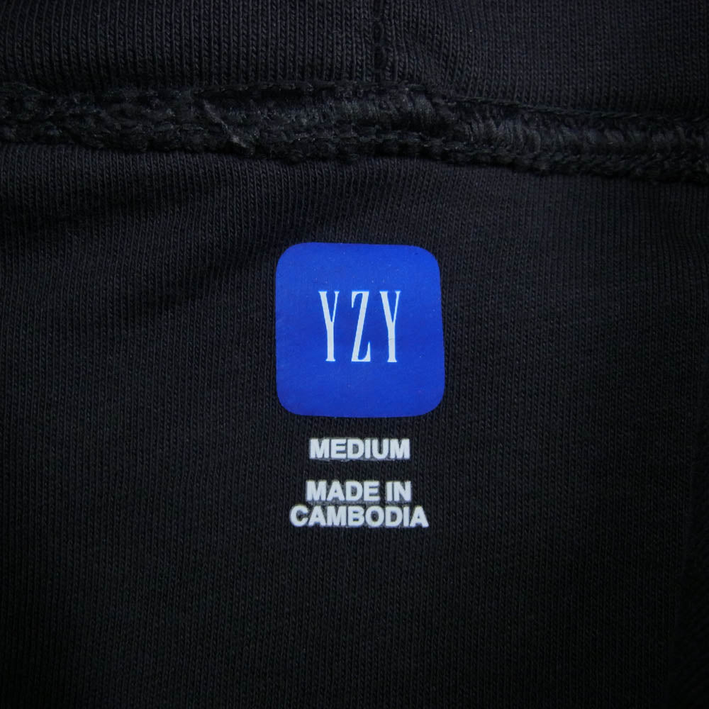 イージーギャップ 471313-00 LOGO HOODIE ダブルフェイス ロゴプリント プルオーバーパーカー フーディー チャコール系 M【中古】