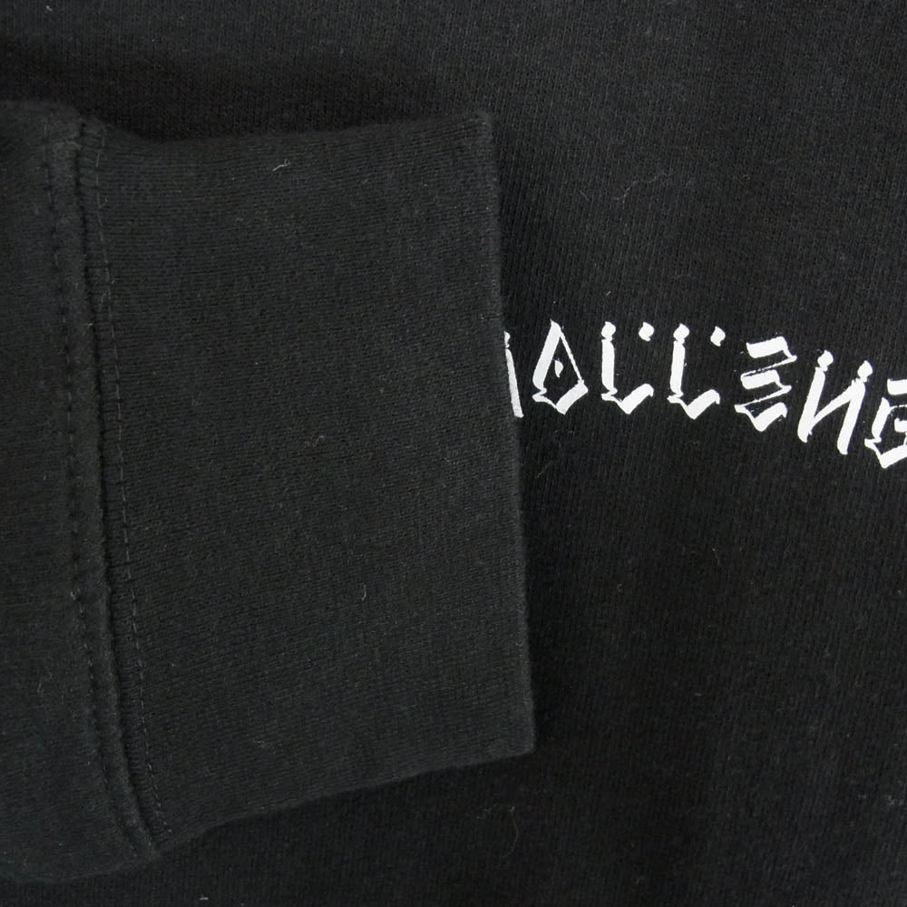 CHALLENGER チャレンジャー 20AW CLG-CS 020-011 NO PAIN NO GAIN C/N SWEAT バックプリント クルーネック スウェット ブラック系 L【中古】