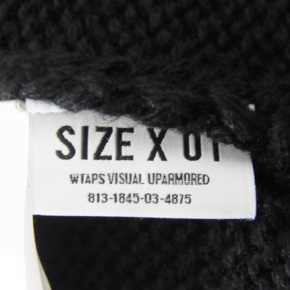 WTAPS ダブルタップス 24AW 242MADT-KNM01 DUANE SWEATER POLY デュアン セーター ポリ ニット ブラック系 x01【中古】